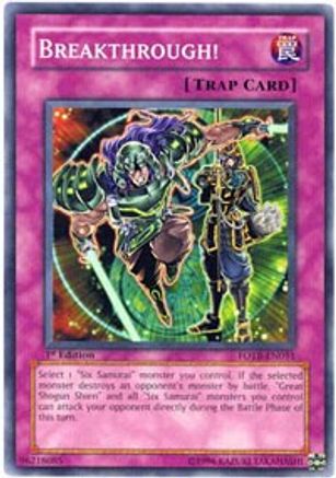 Breakthrough! (FOTB-EN051) - Force of the Breaker Unlimited - Premium Yugioh Single from Konami - Just $0.26! Shop now at Game Crave Tournament Store