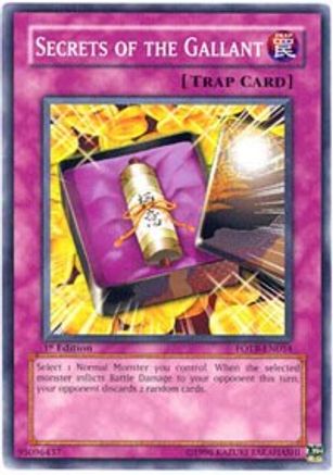 Secrets of the Gallant (FOTB-EN054) - Force of the Breaker 1st Edition - Premium Yugioh Single from Konami - Just $0.08! Shop now at Game Crave Tournament Store