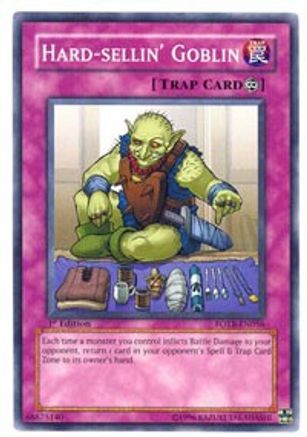 Hard-sellin' Goblin (FOTB-EN056) - Force of the Breaker 1st Edition - Premium Yugioh Single from Konami - Just $0.25! Shop now at Game Crave Tournament Store