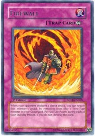 Firewall (FOTB-EN060) - Force of the Breaker 1st Edition - Premium Yugioh Single from Konami - Just $0.25! Shop now at Game Crave Tournament Store