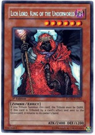 Lich Lord, King of the Underworld (FOTB-EN062) - Force of the Breaker Unlimited - Premium Yugioh Single from Konami - Just $14.13! Shop now at Game Crave Tournament Store