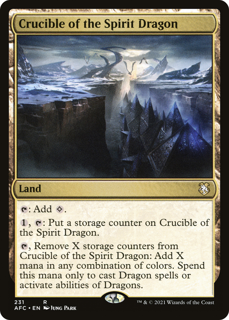 Crucible of the Spirit Dragon (AFC-231) - Forgotten Realms Commander - Premium MTG Single from Wizards of the Coast - Just $0.48! Shop now at Game Crave Tournament Store