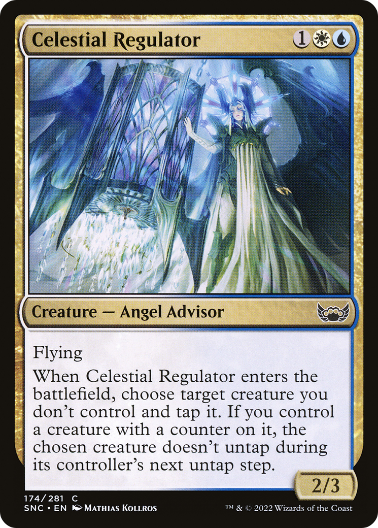 Celestial Regulator (SNC-174) - Streets of New Capenna - Premium MTG Single from Wizards of the Coast - Just $0.08! Shop now at Game Crave Tournament Store