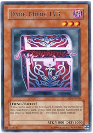Dark Mimic LV3 (DR3-EN010) - Dark Revelation Volume 3 Unlimited - Premium Yugioh Single from Konami - Just $0.92! Shop now at Game Crave Tournament Store