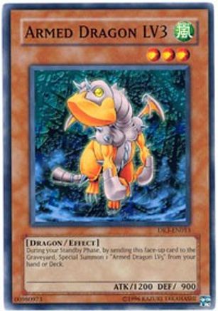 Armed Dragon LV3 (DR3-EN013) - Dark Revelation Volume 3 Unlimited - Premium Yugioh Single from Konami - Just $0.75! Shop now at Game Crave Tournament Store