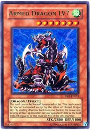 Armed Dragon LV7 (DR3-EN015) - Dark Revelation Volume 3 Unlimited - Premium Yugioh Single from Konami - Just $5.28! Shop now at Game Crave Tournament Store