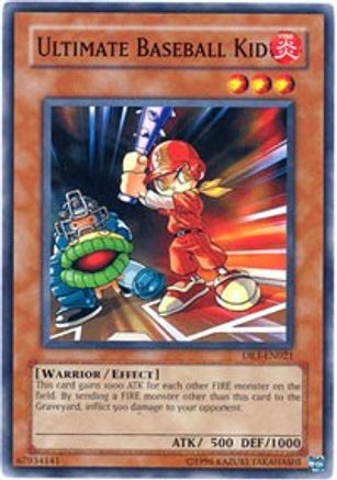Ultimate Baseball Kid (DR3-EN021) - Dark Revelation Volume 3 Unlimited - Premium Yugioh Single from Konami - Just $0.79! Shop now at Game Crave Tournament Store
