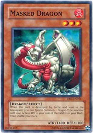 Masked Dragon (DR3-EN026) - Dark Revelation Volume 3 Unlimited - Premium Yugioh Single from Konami - Just $1.34! Shop now at Game Crave Tournament Store