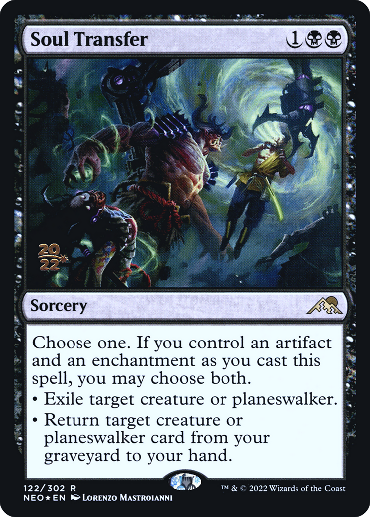 Soul Transfer (PNEO-122S) - Kamigawa: Neon Dynasty Promos Foil - Premium MTG Single from Wizards of the Coast - Just $0.25! Shop now at Game Crave Tournament Store