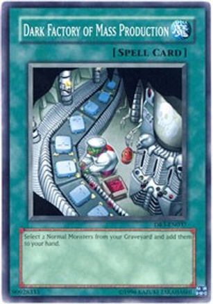 Dark Factory of Mass Production (DR3-EN037) - Dark Revelation Volume 3 Unlimited - Premium Yugioh Single from Konami - Just $0.58! Shop now at Game Crave Tournament Store