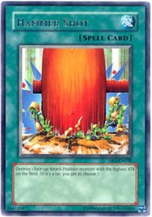Hammer Shot (DR3-EN038) - Dark Revelation Volume 3 Unlimited - Premium Yugioh Single from Konami - Just $0.66! Shop now at Game Crave Tournament Store