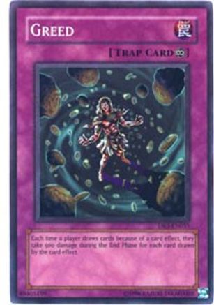 Greed (DR3-EN055) - Dark Revelation Volume 3 Unlimited - Premium Yugioh Single from Konami - Just $0.80! Shop now at Game Crave Tournament Store