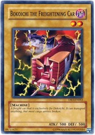 Bokoichi the Freightening Car (DR3-EN063) - Dark Revelation Volume 3 Unlimited - Premium Yugioh Single from Konami - Just $0.08! Shop now at Game Crave Tournament Store