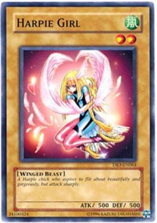 Harpie Girl (DR3-EN064) - Dark Revelation Volume 3 Unlimited - Premium Yugioh Single from Konami - Just $0.69! Shop now at Game Crave Tournament Store
