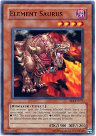 Element Saurus (DR3-EN074) - Dark Revelation Volume 3 Unlimited - Premium Yugioh Single from Konami - Just $0.25! Shop now at Game Crave Tournament Store