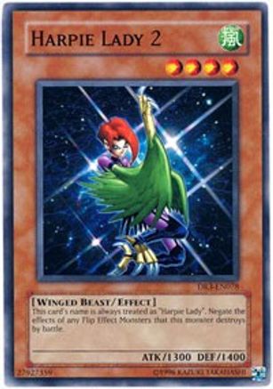 Harpie Lady 2 (DR3-EN078) - Dark Revelation Volume 3 Unlimited - Premium Yugioh Single from Konami - Just $0.53! Shop now at Game Crave Tournament Store