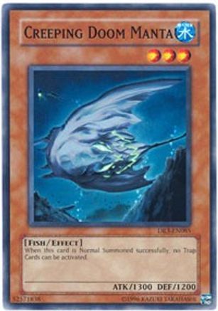 Creeping Doom Manta (DR3-EN085) - Dark Revelation Volume 3 Unlimited - Premium Yugioh Single from Konami - Just $0.25! Shop now at Game Crave Tournament Store