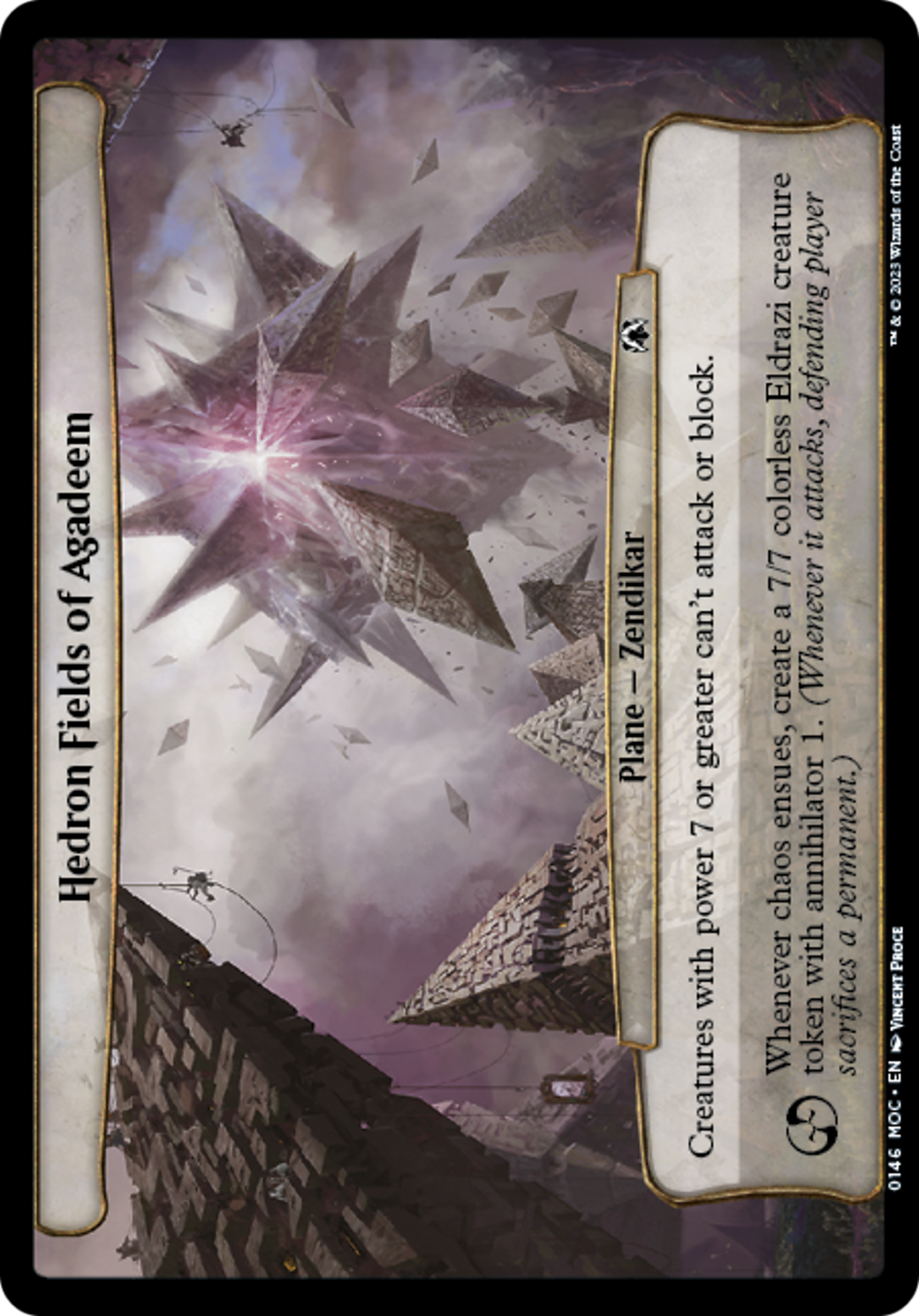 Hedron Fields of Agadeem (MOC-146) - March of the Machine Commander - Premium MTG Single from Wizards of the Coast - Just $0.08! Shop now at Game Crave Tournament Store