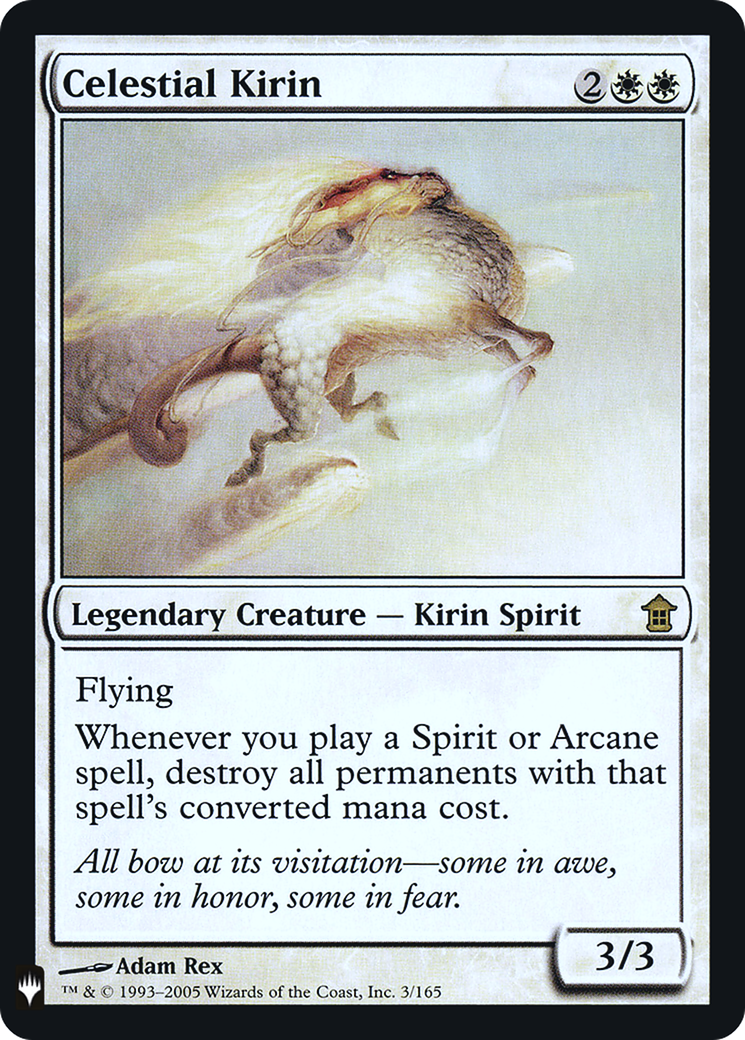 Celestial Kirin (FMB1-003) - Mystery Booster Retail Edition Foils Foil - Premium MTG Single from Wizards of the Coast - Just $0.09! Shop now at Game Crave Tournament Store