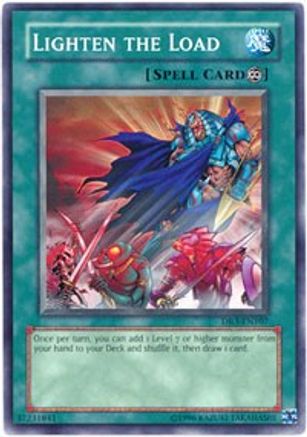 Lighten the Load (DR3-EN107) - Dark Revelation Volume 3 Unlimited - Premium Yugioh Single from Konami - Just $0.34! Shop now at Game Crave Tournament Store