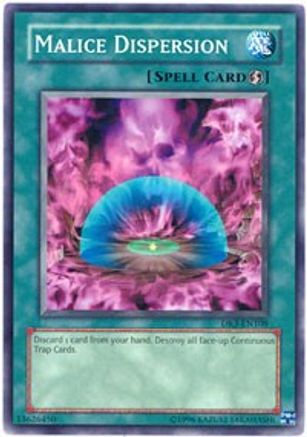 Malice Dispersion (DR3-EN108) - Dark Revelation Volume 3 Unlimited - Premium Yugioh Single from Konami - Just $0.25! Shop now at Game Crave Tournament Store