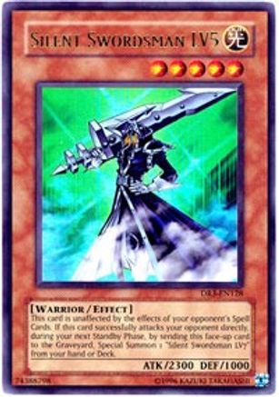 Silent Swordsman LV5 (DR3-EN128) - Dark Revelation Volume 3 Unlimited - Premium Yugioh Single from Konami - Just $13.38! Shop now at Game Crave Tournament Store