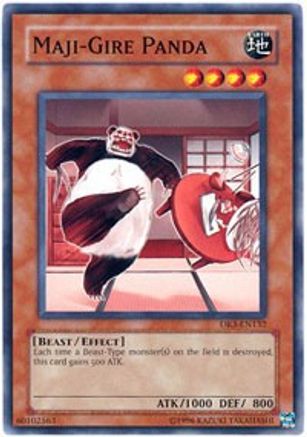 Maji-Gire Panda (DR3-EN132) - Dark Revelation Volume 3 Unlimited - Premium Yugioh Single from Konami - Just $0.08! Shop now at Game Crave Tournament Store