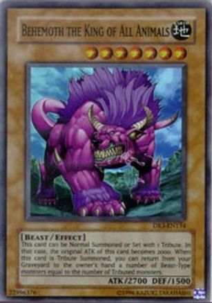 Behemoth the King of All Animals (DR3-EN134) - Dark Revelation Volume 3 Unlimited - Premium Yugioh Single from Konami - Just $0.95! Shop now at Game Crave Tournament Store