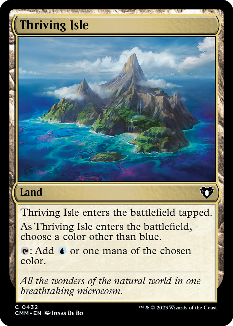 Thriving Isle (CMM-432) - Commander Masters - Premium MTG Single from Wizards of the Coast - Just $0.08! Shop now at Game Crave Tournament Store
