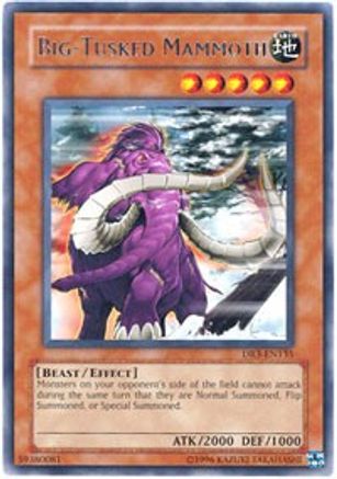 Big-Tusked Mammoth (DR3-EN135) - Dark Revelation Volume 3 Unlimited - Premium Yugioh Single from Konami - Just $0.47! Shop now at Game Crave Tournament Store
