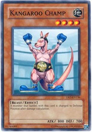 Kangaroo Champ (DR3-EN136) - Dark Revelation Volume 3 Unlimited - Premium Yugioh Single from Konami - Just $0.25! Shop now at Game Crave Tournament Store