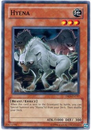 Hyena (DR3-EN137) - Dark Revelation Volume 3 Unlimited - Premium Yugioh Single from Konami - Just $0.54! Shop now at Game Crave Tournament Store