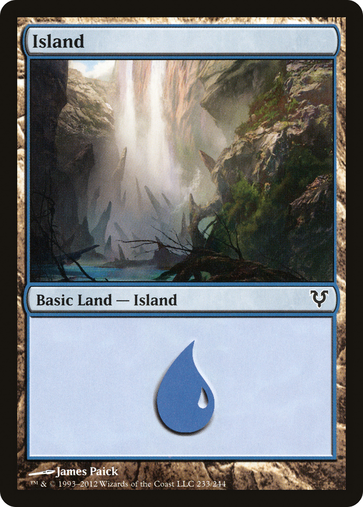Island (AVR-233) - Avacyn Restored Foil - Premium MTG Single from Wizards of the Coast - Just $0.32! Shop now at Game Crave Tournament Store