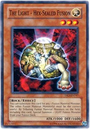 The Light - Hex-Sealed Fusion (DR3-EN147) - Dark Revelation Volume 3 Unlimited - Premium Yugioh Single from Konami - Just $1.28! Shop now at Game Crave Tournament Store