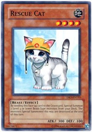Rescue Cat (DR3-EN153) - Dark Revelation Volume 3 Unlimited - Premium Yugioh Single from Konami - Just $1.38! Shop now at Game Crave Tournament Store