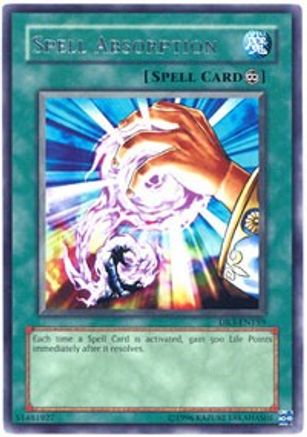 Spell Absorption (DR3-EN159) - Dark Revelation Volume 3 Unlimited - Premium Yugioh Single from Konami - Just $8! Shop now at Game Crave Tournament Store