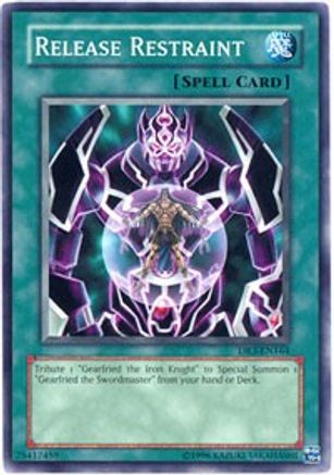 Release Restraint (DR3-EN164) - Dark Revelation Volume 3 Unlimited - Premium Yugioh Single from Konami - Just $0.25! Shop now at Game Crave Tournament Store
