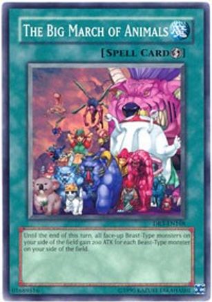 The Big March of Animals (DR3-EN168) - Dark Revelation Volume 3 Unlimited - Premium Yugioh Single from Konami - Just $0.88! Shop now at Game Crave Tournament Store