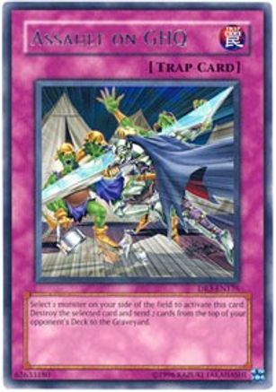 Assault on GHQ (DR3-EN176) - Dark Revelation Volume 3 Unlimited - Premium Yugioh Single from Konami - Just $0.98! Shop now at Game Crave Tournament Store