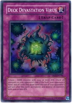 Deck Devastation Virus (DR3-EN178) - Dark Revelation Volume 3 Unlimited - Premium Yugioh Single from Konami - Just $19.98! Shop now at Game Crave Tournament Store