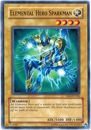 Elemental Hero Sparkman (DR3-EN184) - Dark Revelation Volume 3 Unlimited - Premium Yugioh Single from Konami - Just $0.80! Shop now at Game Crave Tournament Store