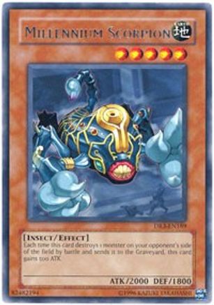 Millennium Scorpion (DR3-EN189) - Dark Revelation Volume 3 Unlimited - Premium Yugioh Single from Konami - Just $2.37! Shop now at Game Crave Tournament Store