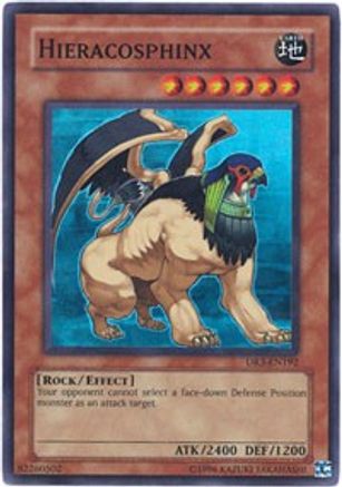 Hieracosphinx (DR3-EN192) - Dark Revelation Volume 3 Unlimited - Premium Yugioh Single from Konami - Just $3.33! Shop now at Game Crave Tournament Store