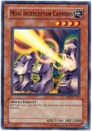 Moai Interceptor Cannons (DR3-EN194) - Dark Revelation Volume 3 Unlimited - Premium Yugioh Single from Konami - Just $0.59! Shop now at Game Crave Tournament Store