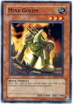 Mine Golem (DR3-EN198) - Dark Revelation Volume 3 Unlimited - Premium Yugioh Single from Konami - Just $0.38! Shop now at Game Crave Tournament Store