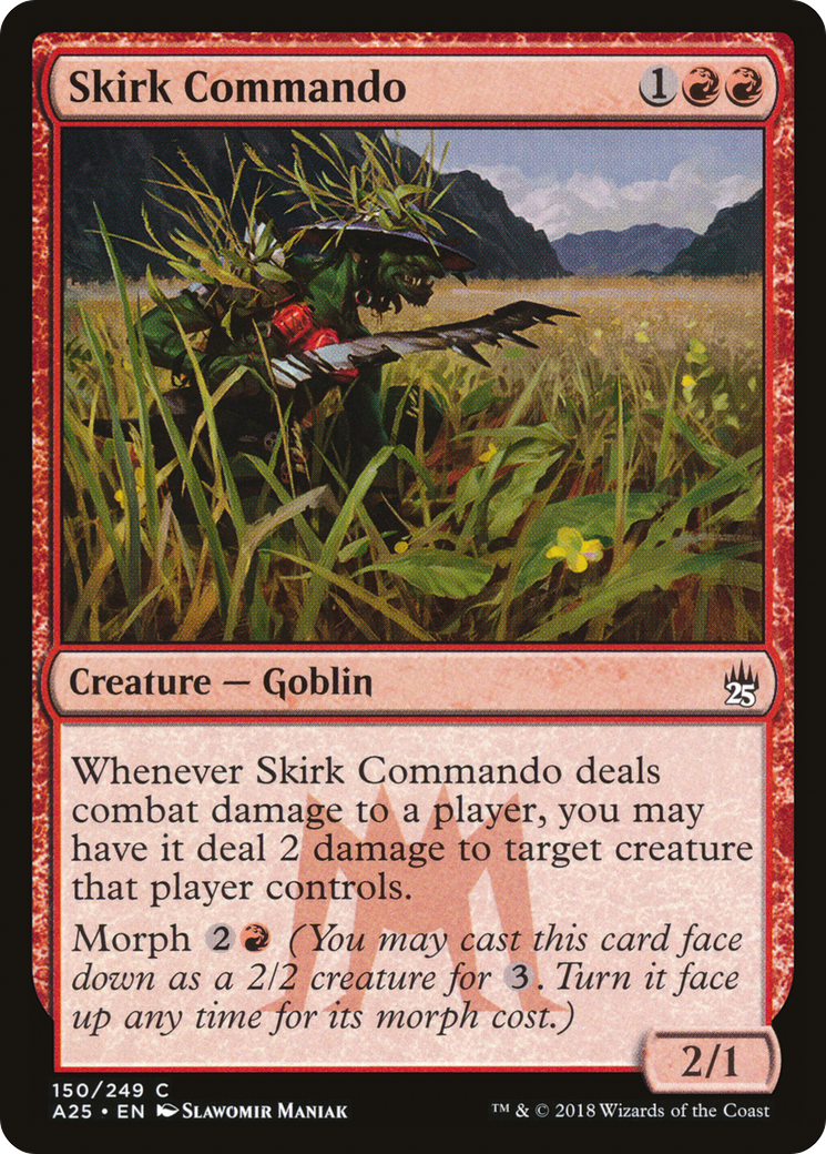 Skirk Commando (A25-150) - Masters 25 Foil - Premium MTG Single from Wizards of the Coast - Just $0.08! Shop now at Game Crave Tournament Store