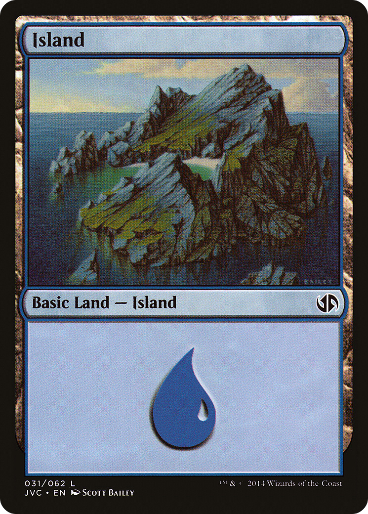 Island (JVC-031) - Duel Decks Anthology: Jace vs. Chandra - Premium MTG Single from Wizards of the Coast - Just $0.23! Shop now at Game Crave Tournament Store