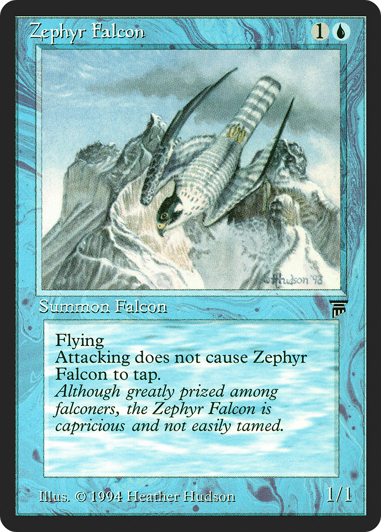 Zephyr Falcon (LEG-086) - Legends - Premium MTG Single from Wizards of the Coast - Just $0.13! Shop now at Game Crave Tournament Store