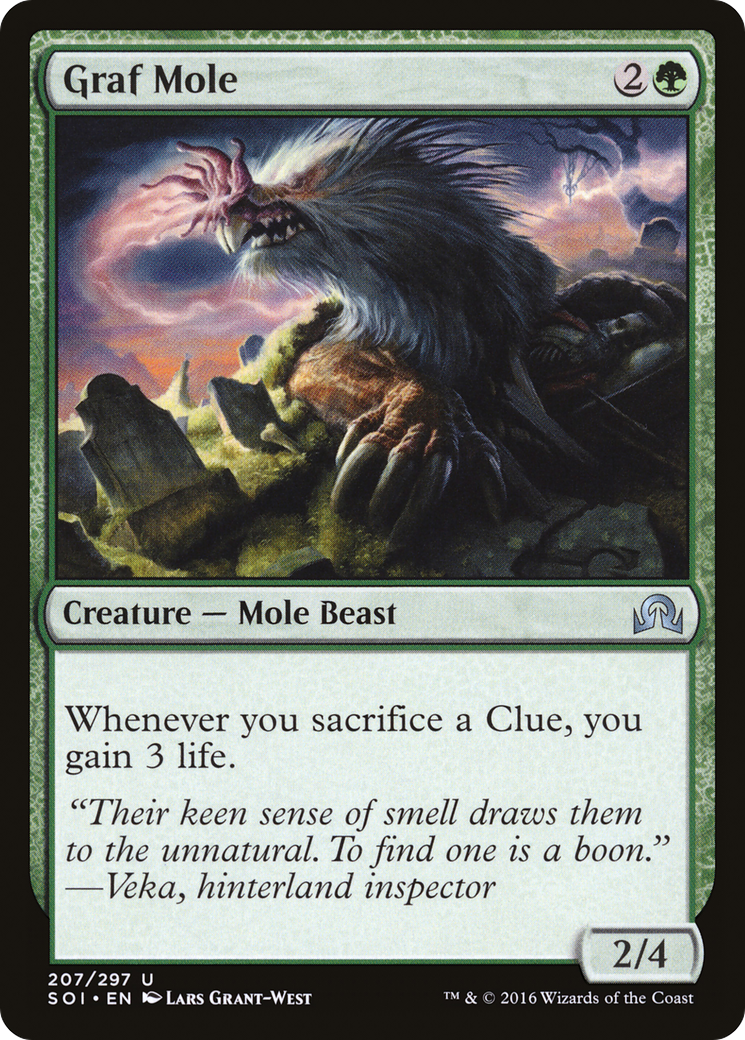 Graf Mole (SOI-207) - Shadows over Innistrad Foil - Premium MTG Single from Wizards of the Coast - Just $0.08! Shop now at Game Crave Tournament Store