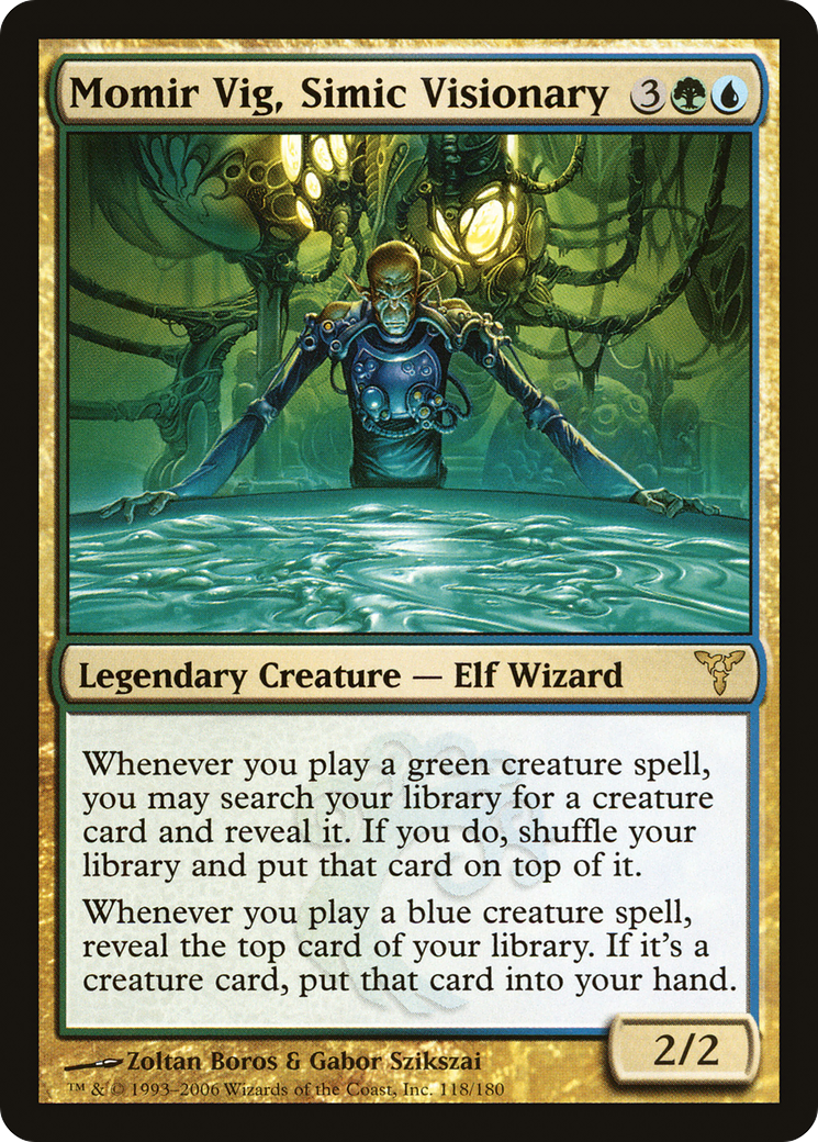 Momir Vig, Simic Visionary (DIS-118) - Dissension Foil - Premium MTG Single from Wizards of the Coast - Just $3.12! Shop now at Game Crave Tournament Store
